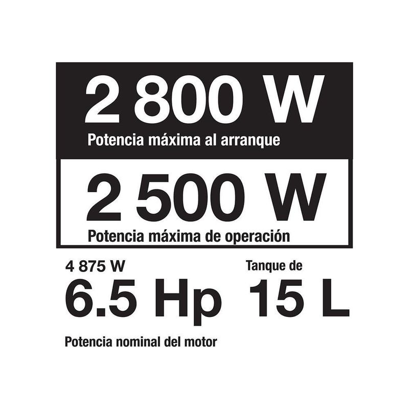 Generador Eléctrico Motor A Gasolina De 2500 W - Pretul