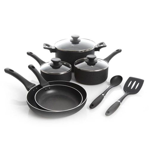 Batería de Cocina Ashford 10 Pzas Negra