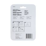 Ganchos Adhesivos 2.2 Lbs Transparentes 3 Pzas y 4 Tiras - Ace