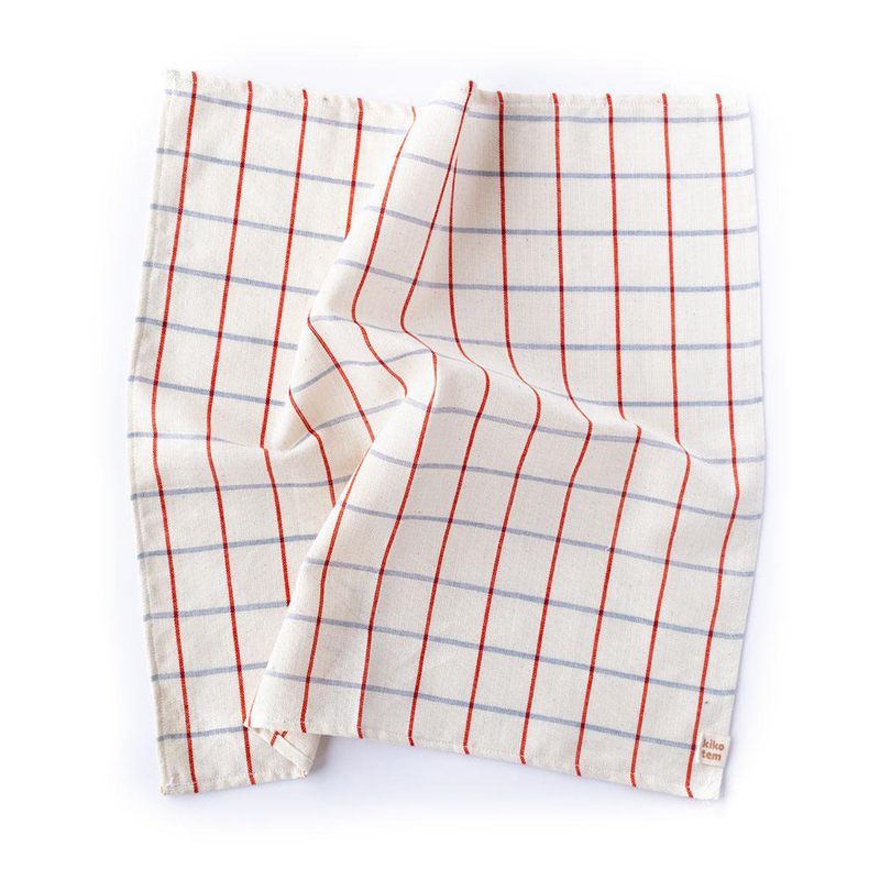 Set 4 Servilletas Naranja Y Azul 50X50 Cm - Kikotem