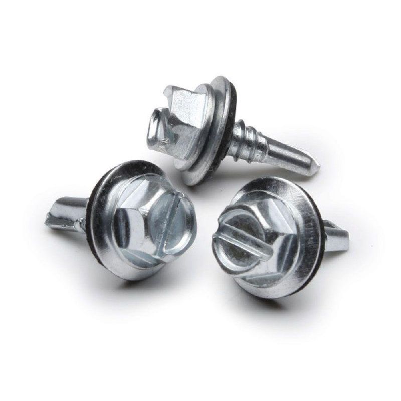 Set D/25 Tornillos C/Hexa Pun. Broca 1/4