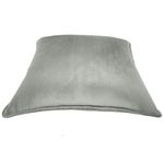 Cojín Relleno Terciopelo con Brillo Sutil Verde Seco 40 x 40 Cm