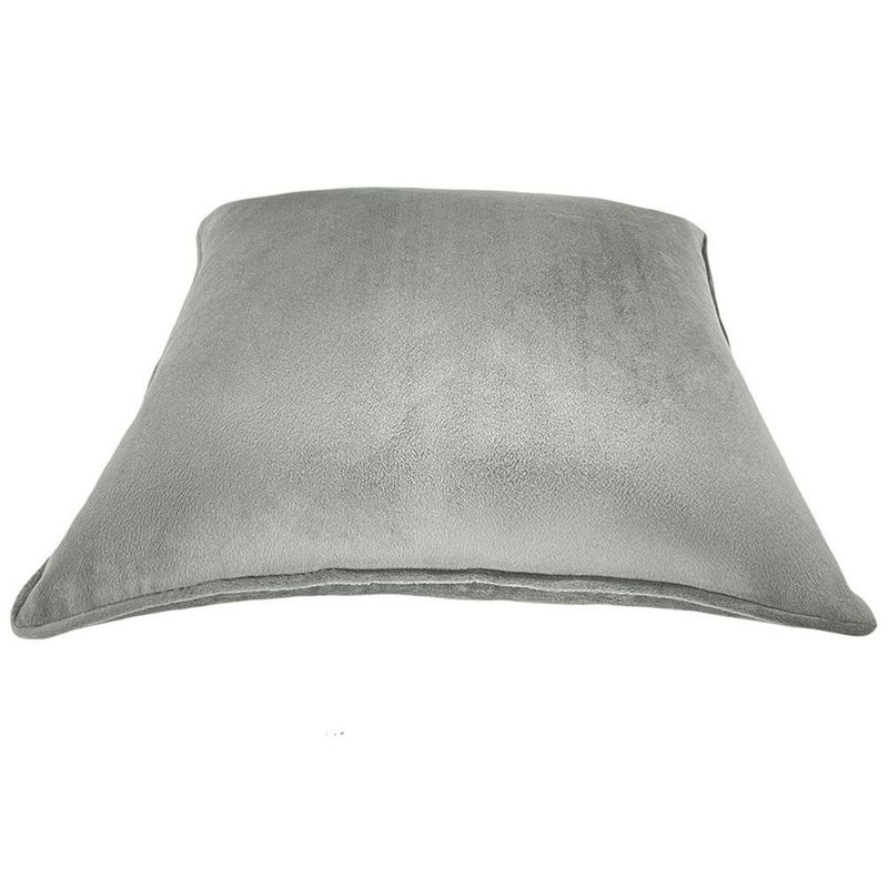 Cojín Relleno Terciopelo con Brillo Sutil Verde Seco 40 x 40 Cm