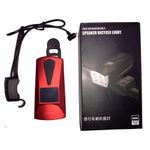 Luz Blanca Recargable Con Bocina Y Pantalla Para Bicicleta - Lider Bike