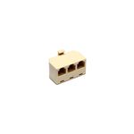 Adaptador de 1 a 3 Líneas Color Blanco