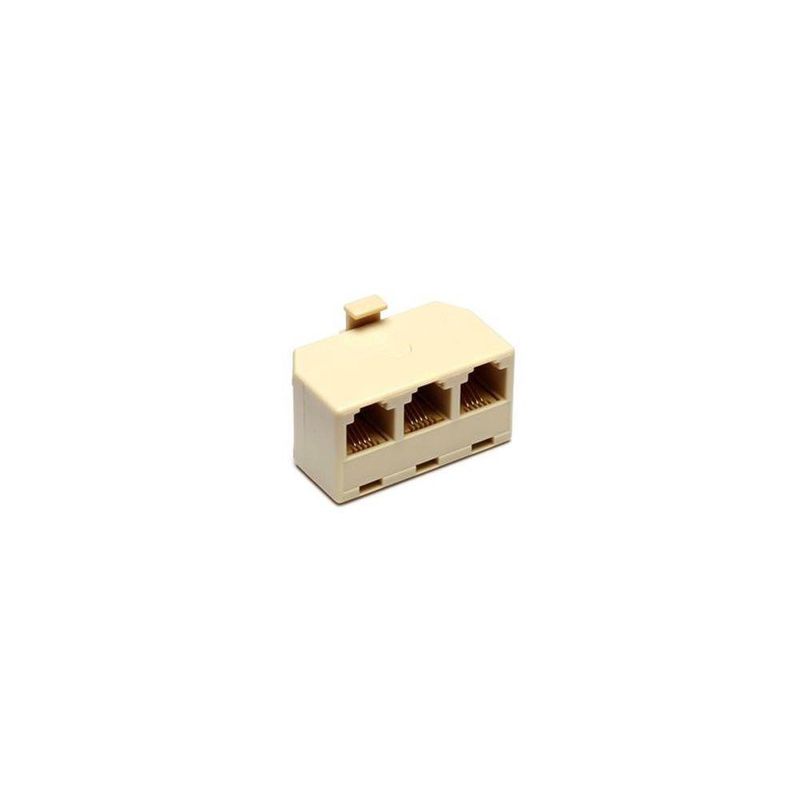 Adaptador de 1 a 3 Líneas Color Blanco