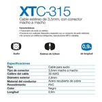 Cable De Audio 3.5Mm Macho A 3.5Mm Macho