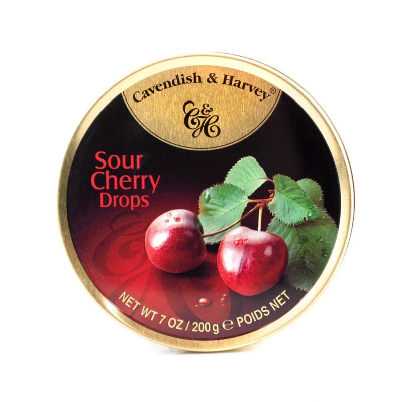 Dulces Drops Sour Cherry 200 G - Cavendish & Harvey