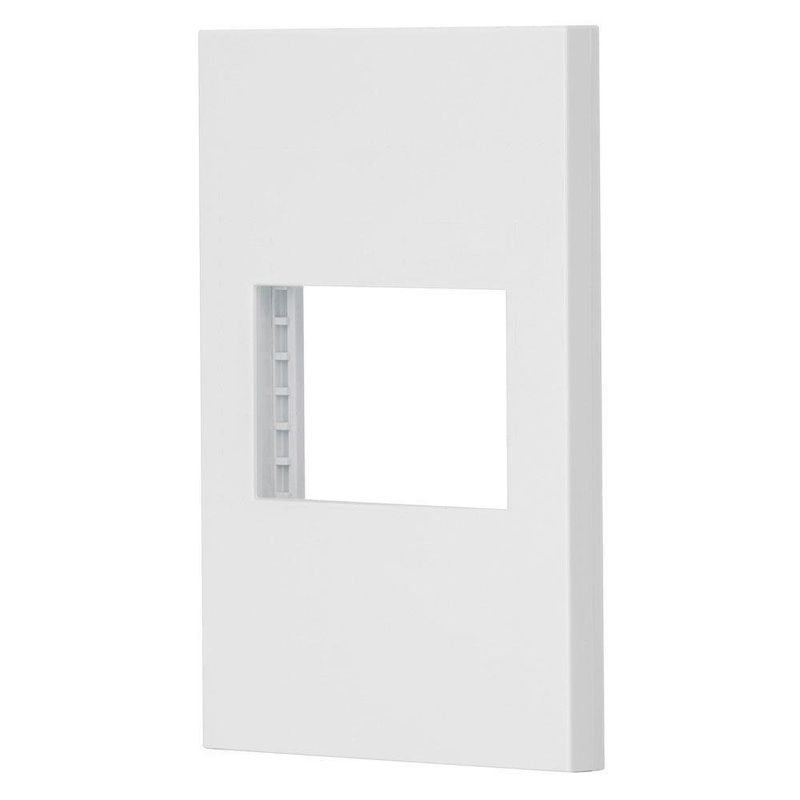 Placa De 1 Módulo Blanca - Volteck