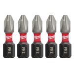 Set De 5 Puntas Philips PH2 De 1 Plg - Milwaukee