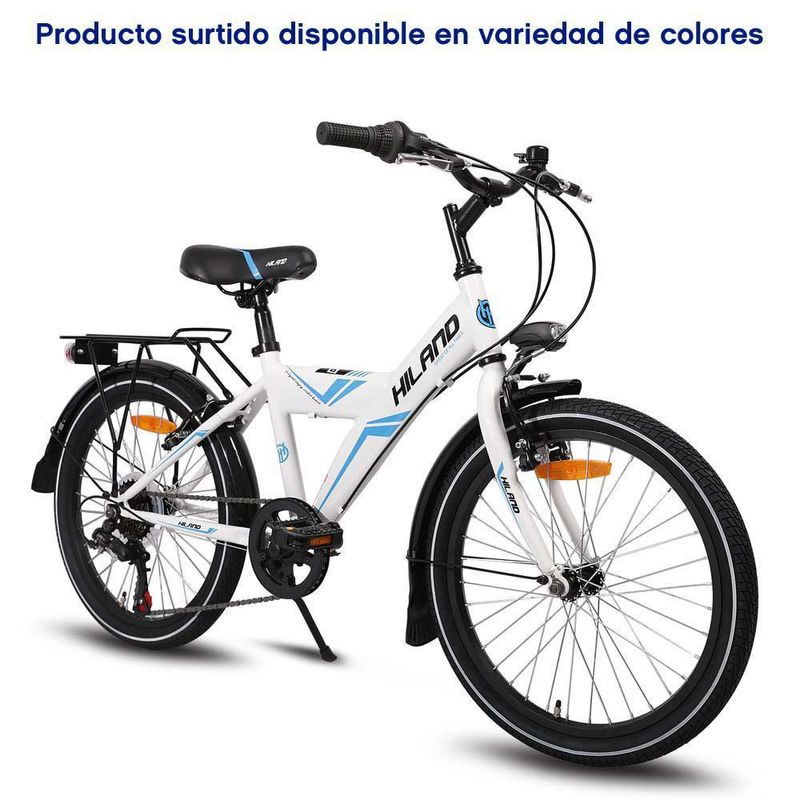 Bicicleta Mtb Rin 20 De 6 Velocidades Colores Surtidos - Hiland