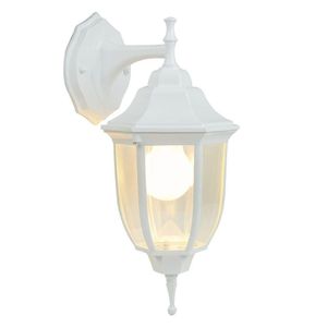 Farol De Pared Para Exterior Blanco 1 Luz - Tecnolite