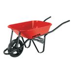 Carretilla De Metal Rojo De 3.5 Pies³ - Pretul