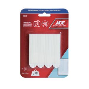 Tiras Adhesivas para Ganchos 4.4 Lbs Blancas