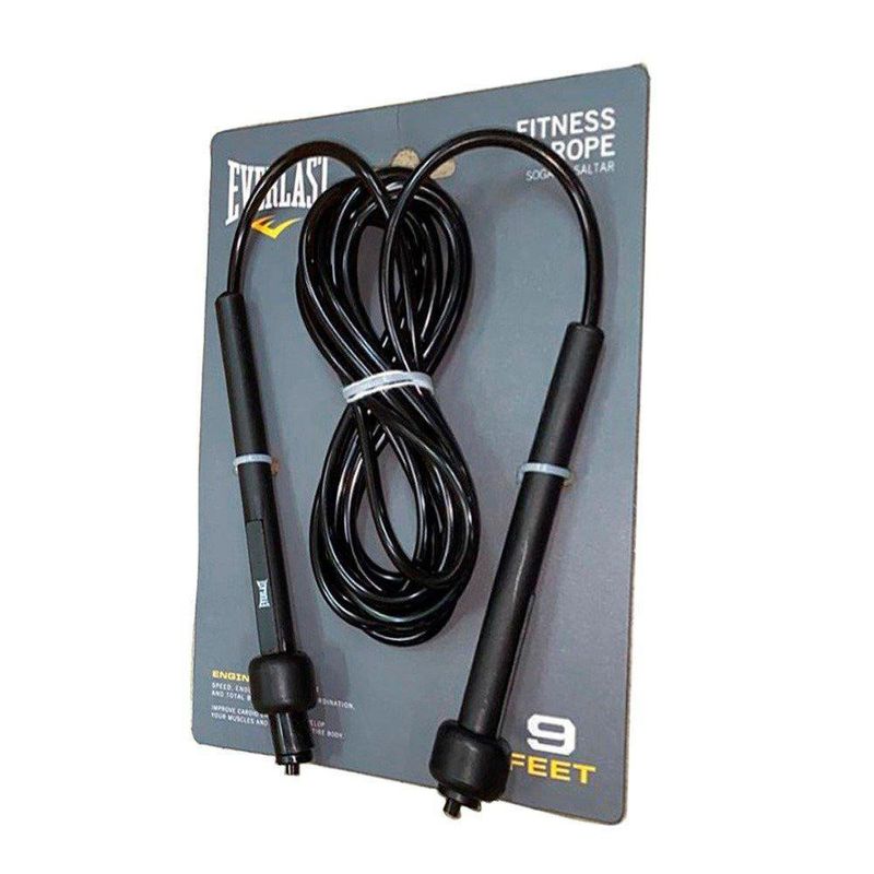 Cuerda Para Saltar De 9 Pies Negra - Everlast