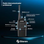 Radio Intercomunicador Profesional con Alcance de 5 Km - Steren