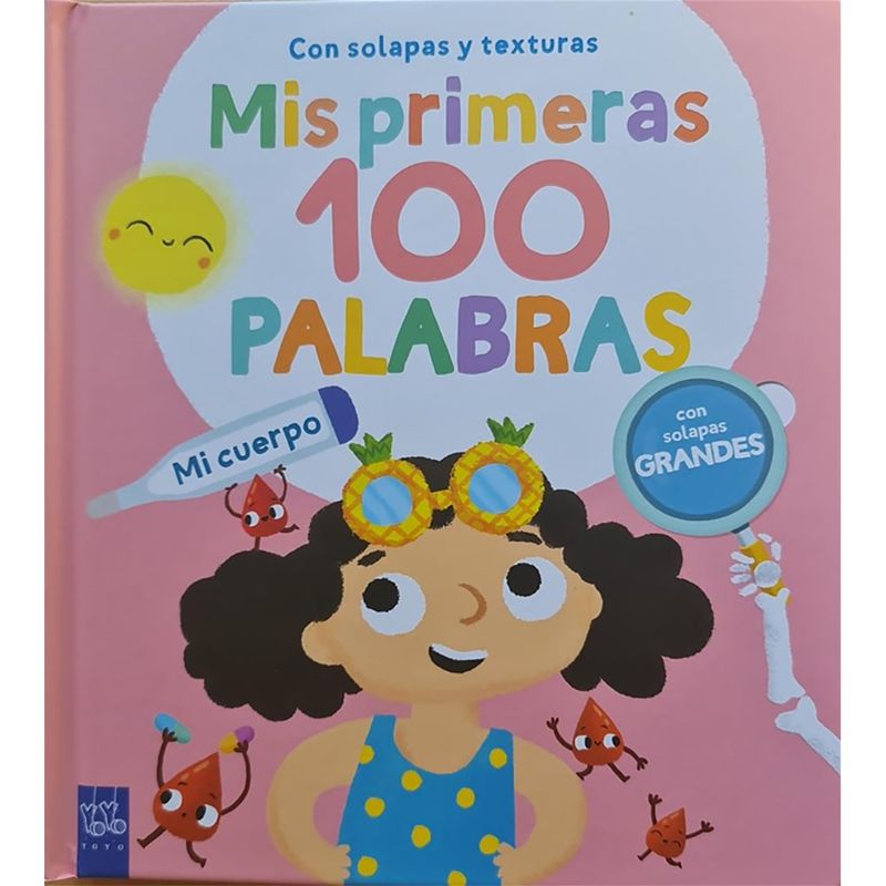Libro Infantil Mis Primeras 100 Palabras El Cuerpo Humano - Yoyo