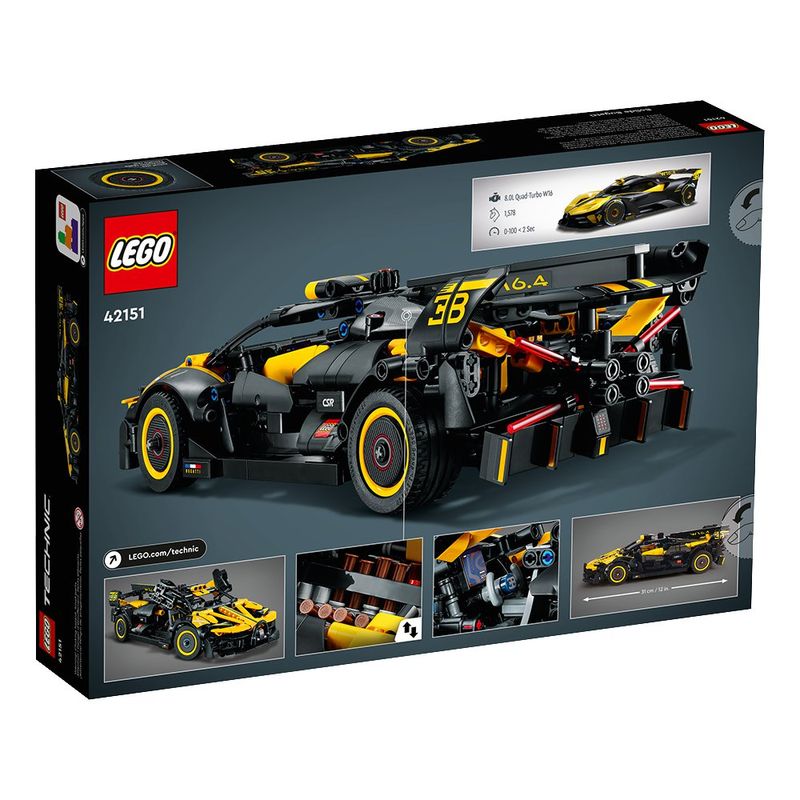 Technic Bugatti Bolide 42151 905 Pzas - Lego
