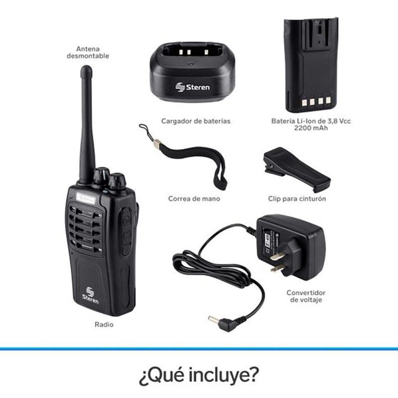 Radio Intercomunicador Profesional con Alcance de 5 Km - Steren