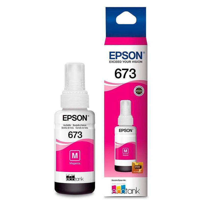 Botella De Tinta Para Impresora Color Magenta 70 Ml 673 - Epson