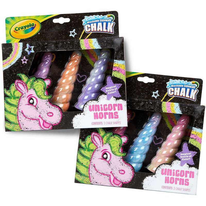 Yesos Lavables Diseño De Unicornio De 3 Pzas - Crayola