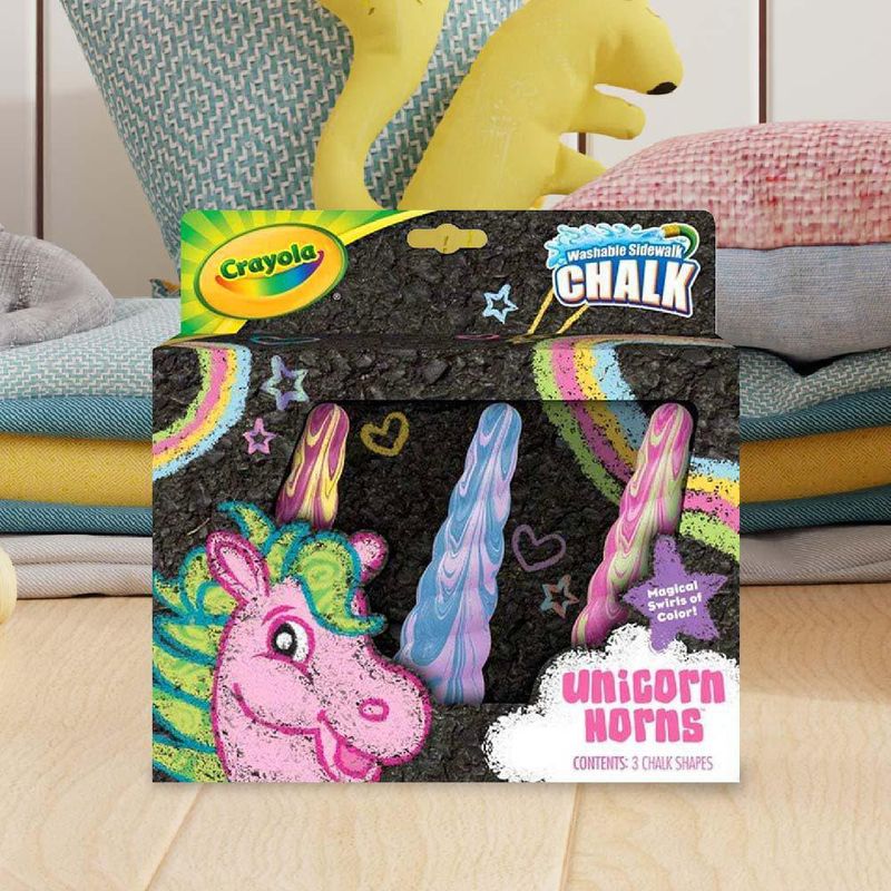 Yesos Lavables Diseño De Unicornio De 3 Pzas - Crayola