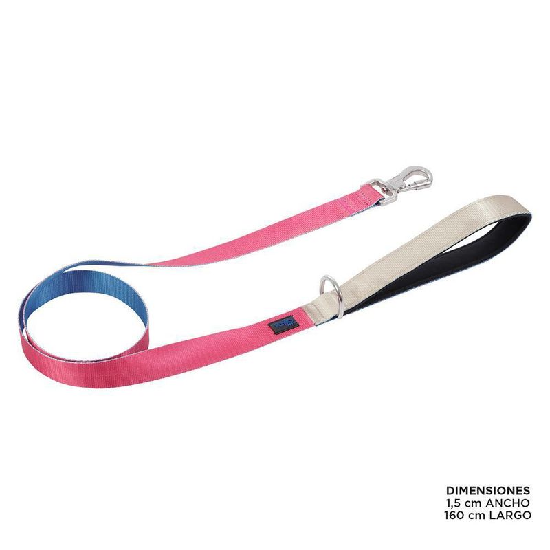 Correa De Manija Sencilla Odye Azul Y Rosa L - Totto