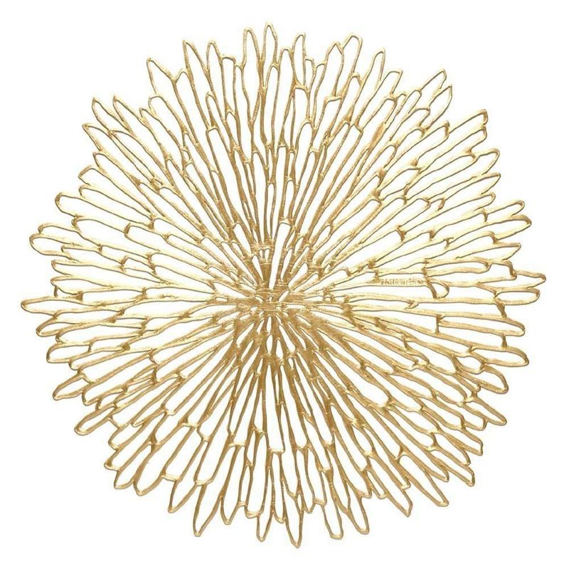 Individual Redondo 38 Cm Dorado - Chilewich