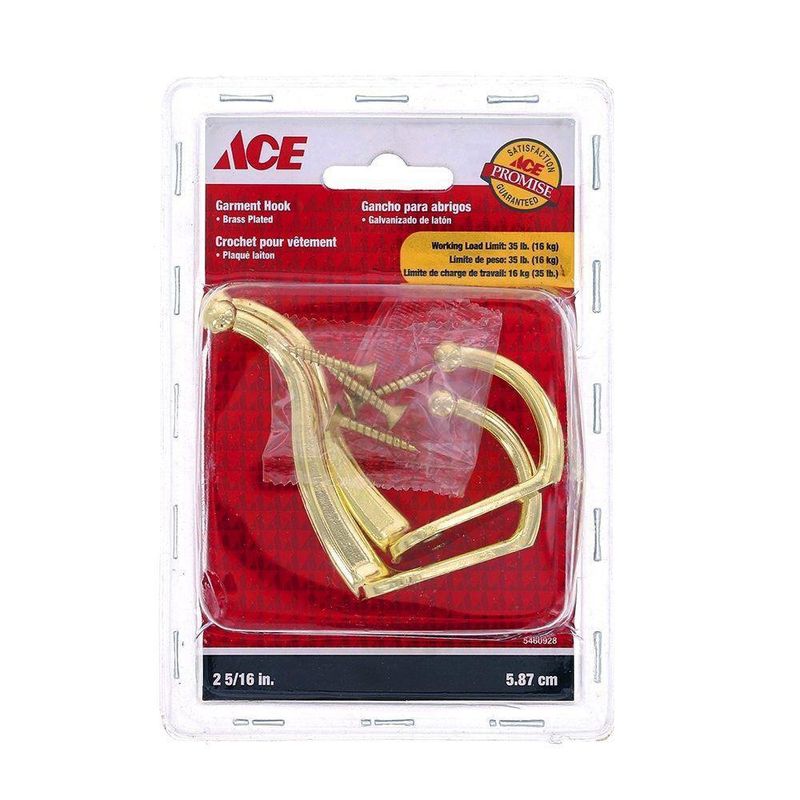 Gancho De Ropa Atornillado - Ace