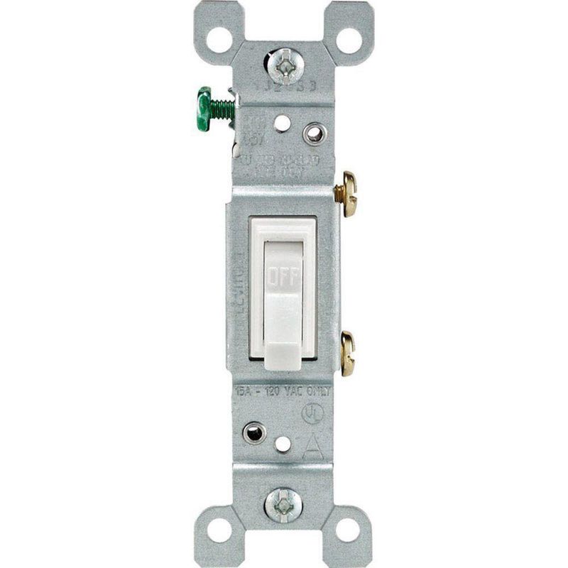Interruptor 1 Polo Sencillo Blanco - Leviton