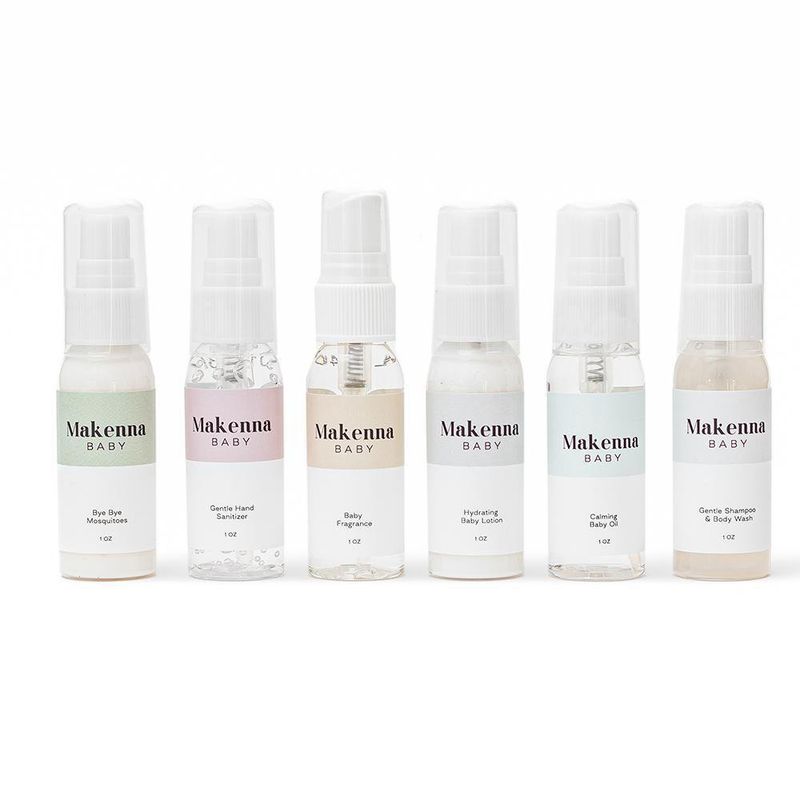Kit De Cuidado Personal De Bebé Para Viaje 6 Pzas - Makenna Baby