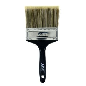 Brocha con Mango Plástico Negro y Cerdas Sintéticas