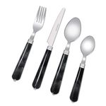 Set de Cubiertos de Acero Inoxidable 16 Pzs