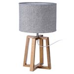 Lámpara De Mesa Madera Silueta Clásica - Arte Factos