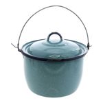 Olla Convexa de Acero Esmaltado de 16 cm