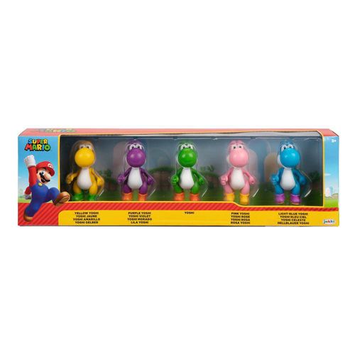 Set De Figuras De Acción Yoshi 5 Unidades - Super Mario