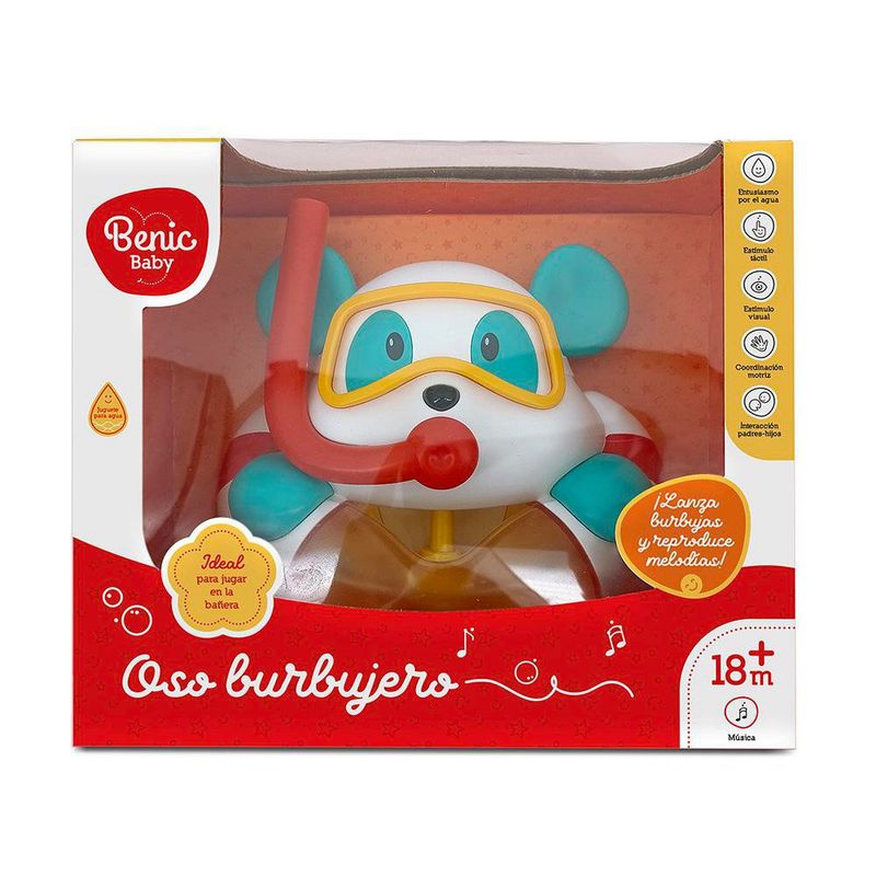 Juguete para Bañera Oso Burbujero Musical