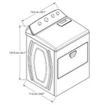 Secadora Eléctrica Carga Frontal 23Kg - Whirlpool