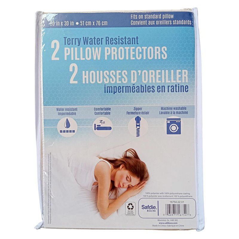 Set de Protector para Almohada Impermeable 2 Pzas
