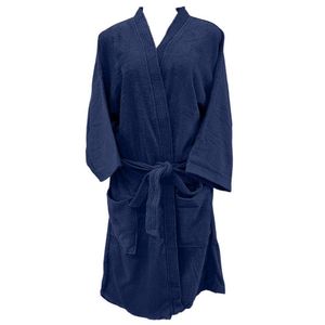 Bata de Baño Unisex Azul Marino Grande