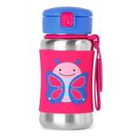 Vaso De Acero Inoxidable Con Pajilla Mariposa - Skip Hop