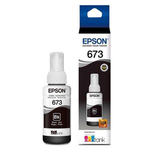 Botella de Tinta Epson T673 Negro 70 Ml