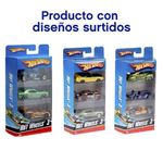 Hot Wheels Carro Basico 3 Pzas