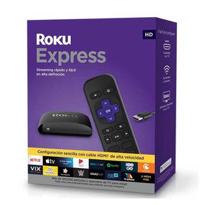 Reproductor Streaming Roku Express HD tipo HDMI