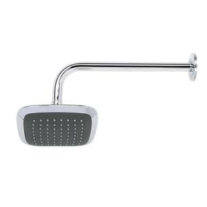 Ducha Cuadrada con Brazo Aero Cromada 6 Plg