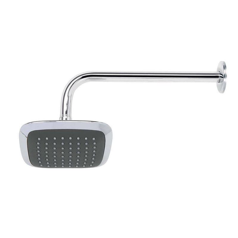 Ducha Cuadrada con Brazo Aero Cromada 6 Plg