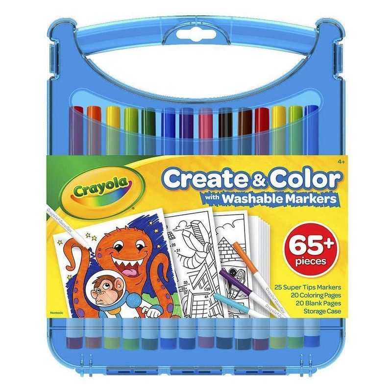 Crea Y Colorea Marcadores Lavables 65 Pzas - Crayola