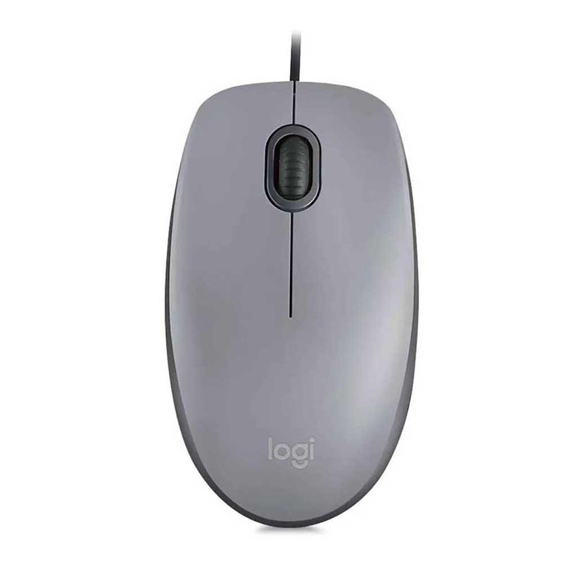 Mouse Con Cable M110 Silent Plateado - Logitech
