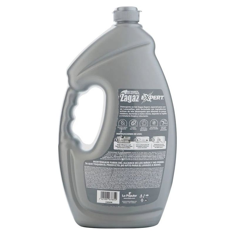 Detergente Para Lavavajillas 1700 Ml - Zagaz