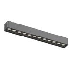 Lámpara Magnética Lineal Fija Tracklight Negra
